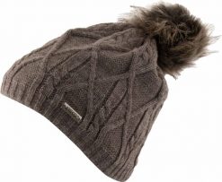 Areco damska czapka zimowa z pomponem, brązowa, uniwersalny rozmiar. Brązowe czapki zimowe Erima, bez wzorów, z polaru. Za 131.99 zł.
