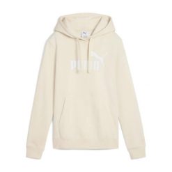 Bluza damska z kapturem Puma Essential No. 1 Logo Fleece. Białe bluzy z kapturem Puma, bez wzorów, z bawełny, z kapturem. Za 164.00 zł.