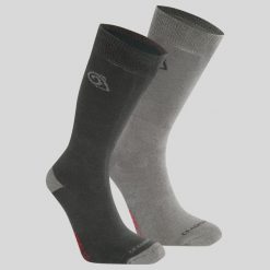 Skarpety turystyczne Craghoppers NosiLife Travel Twin Pack Socks. Niebieskie skarpetki Craghoppers, bez wzorów. Za 140.99 zł.