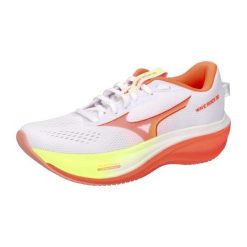 Buty do biegania damskie Mizuno Wave Rider 30. Białe buty do biegania Mizuno, bez wzorów, z materiału, bez zapięcia, do biegania, mizuno wave. Za 779.99 zł.