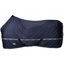 Sucha koszula dla koni Harry's Horse. Niebieskie koszule HARRYS HORSE, s, bez wzorów, sportowe, bez kołnierzyka, bez ramiączek. Za 258.00 zł.