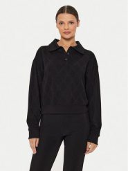 Hugo Bluza Deselia 50517120 Czarny Loose Fit. Czarne bluzy Hugo, xl, bez wzorów, z wiskozy, bez kaptura. Za 439.99 zł.