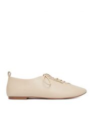 GINO ROSSI Półbuty EO-V2113-33 Écru. Białe półbuty wsuwane Gino Rossi, bez wzorów, ze skóry, bez obcasa, na płaskiej podeszwie. Za 299.99 zł.