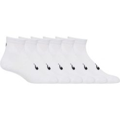 Skarpetki Asics Quarter (x6). Białe skarpetki ASICS, bez wzorów. Za 138.50 zł.