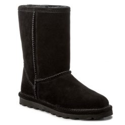 Śniegowce Bearpaw. Czarne śniegowce Bearpaw, bez wzorów, bez zapięcia. Za 469.99 zł.