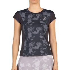 T-shirt Bullpadel Eduje Woman. Czarne t-shirty bullpadel, bez wzorów, sportowe, bez kołnierzyka, bez ramiączek. W wyprzedaży za 180.65 zł.