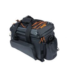Torba na bagaż „Miles” XL Pro, czarna/pomarańczowa. Brązowe torby sportowe BASIL, bez wzorów, z materiału, na ramię. Za 483.49 zł.