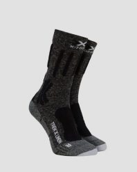 Skarpety trekkingowe X-Socks Trek X Linen. Szare skarpetki X-Socks, bez wzorów, ze lnu. Za 75.00 zł.