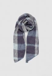 Szalik Kobieta ONLY Onllima New Check Cc. Niebieskie szaliki i kominy ONLY, bez wzorów, z poliesteru, eleganckie. Za 111.35 zł.