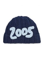2005 Czapka Crocheted Beanie Granatowy. Niebieskie czapki zimowe 2005, bez wzorów, z materiału. Za 150.99 zł.