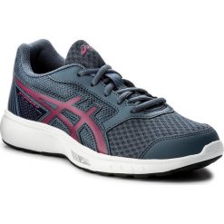 Buty ASICS - Stormer 2 T893N Smoke Blue/Fuchsia Purple/Indigo Blue 5619. Szare buty do biegania marki ASICS, z materiału. W wyprzedaży za 159.00 zł.