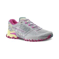 Damskie buty trailowe La Sportiva Bushido III. Szare buty do biegania La Sportiva, bez wzorów, z materiału, bez zapięcia, do biegania. Za 877.95 zł.