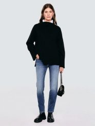 BIG STAR Sweter w kolorze czarnym rozmiar: L/XL. Czarne swetry BIG STAR, l, bez wzorów, retro, bez ramiączek. Za 129.99 zł.