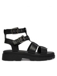 Clarks Sandały Orinoco3 Cove 26186087 Czarny. Czarne sandały Clarks, bez wzorów, ze skóry, bez obcasa, na płaskiej podeszwie, bez zapięcia. Za 389.99 zł.