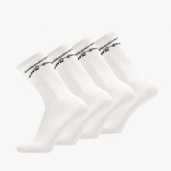 Skarpety sportowe Swedemount Sport Socks 4-Pack szybkoschnące. Białe skarpetki SWEDEMOUNT, bez wzorów, z tkaniny. Za 59.99 zł.