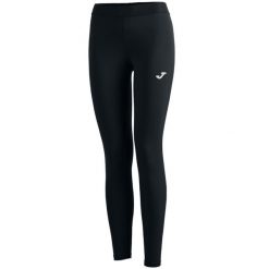 Legginsy do biegania damskie Joma Record III. Czarne legginsy Joma, bez wzorów, z elastanu, długie. Za 263.50 zł.