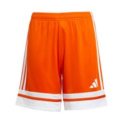 Szorty dla dzieci adidas Squadra25. Białe szorty adidas, bez wzorów, z poliesteru, sportowe. Za 61.00 zł.