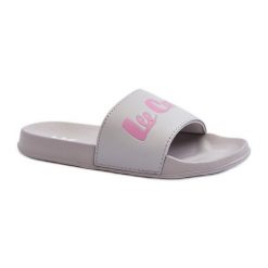 Damskie Klasyczne Klapki Lee Cooper LCW-24-42-2486L Szare. Szare klapki bez wzorów, ze skóry, klasyczne, bez obcasa, bez zapięcia. Za 133.67 zł.