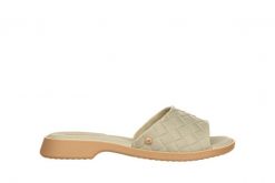 Klapki Azaleia Simone Comfy Flat Rast Green Beige 198017, Zielony, Tworzywo. Zielone klapki Azaleia, bez wzorów, z materiału, bez obcasa, bez zapięcia. W wyprzedaży za 49.00 zł.