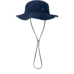 Kapelusz BUFF EXPLORE BOONEY HAT SOLID. Niebieskie czapki z daszkiem Buff, bez wzorów, sportowe. Za 172.99 zł.