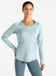 Dare 2b Koszulka sportowa "Discern" w kolorze błękitnym rozmiar: 44. Niebieskie t-shirty sportowe Dare 2b, bez wzorów, z materiału, bez ramiączek, outdoorowe. Za 57.33 zł.