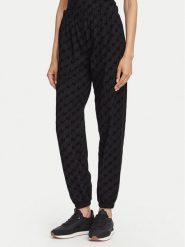 HUGO Spodnie dresowe Flokky 50566682 Czarny Relaxed Fit. Czarne spodnie dresowe Hugo, bez wzorów, z bawełny. Za 399.99 zł.