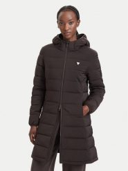Guess Kurtka zimowa V4YL05 WF3X0 Brązowy ciemny Regular Fit. Brązowe kurtki Guess, na zimę, xs, z aplikacjami, z syntetyku, bez kaptura. Za 694.99 zł.