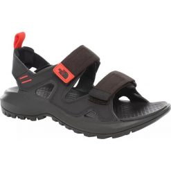 Sandały turystyczne damskie The North Face W Hedgehog III. Czarne sandały The North Face, bez wzorów, sportowe, bez obcasa, bez zapięcia. Za 252.99 zł.