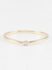DIAMOND & CO Złoty pierścionek "Mayte" z diamentem rozmiar: 54. Żółte pierścionki Diamond & Co, z diamentem, złote. Za 563.25 zł.