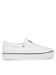 DC Shoes Tenisówki WFA3015-1 Biały. Białe trampki DC Shoes, bez wzorów, z materiału, bez zapięcia. Za 159.99 zł.