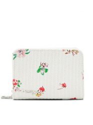Desigual Portfel 24SAYP13 Écru. Portfele Desigual, bez wzorów, ze skóry. Za 249.99 zł.