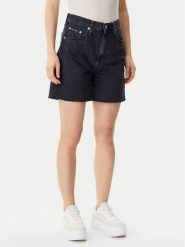 Calvin Klein Jeans Szorty jeansowe J20J225190 Czarny Loose Fit. Czarne szorty Calvin Klein Jeans, bez wzorów, z bawełny. Za 219.99 zł.