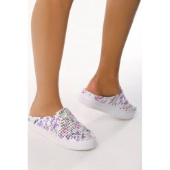Fioletowe Klapki Dopamine. Klapki marki Born2be. Za 29.99 zł.