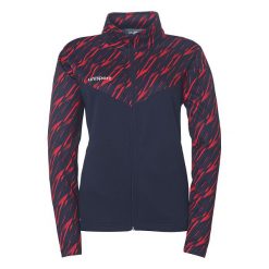 Damska bluza dresowa Uhlsport Progressive 28 Poly. Czerwone bluzy Uhlsport, bez wzorów, z dresówki, eleganckie, bez ramiączek, bez kaptura. Za 168.50 zł.