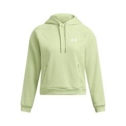 Damska bluza z kapturem Under Armour Fleece® Pro. Białe bluzy Under Armour, bez wzorów, sportowe, bez ramiączek, z kapturem. Za 312.50 zł.