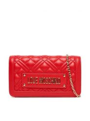 LOVE MOSCHINO Torebka JC5681PP0NLA0500 Czerwony. Czerwone kopertówki Love Moschino, bez wzorów, ze skóry, wizytowe, bez dodatków. Za 459.99 zł.