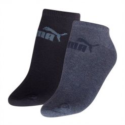 Puma BASIC 2-PACK skarpetki unisex niebieskie 93532302 rozmiar 35-38. Niebieskie skarpetki Puma, bez wzorów, z bawełny. Za 52.21 zł.