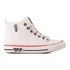 Big Star Trampki białe. Białe trampki bez wzorów, retro, bez zapięcia. Za 180.92 zł.