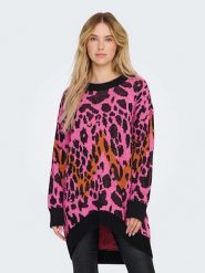 ONLY Sweter w kolorze różowym rozmiar: S. Różowe swetry ONLY, s, bez wzorów, bez ramiączek. Za 83.62 zł.