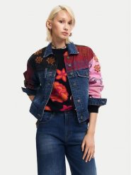 Desigual Kurtka jeansowa Madrid 24WWED15 Kolorowy Regular Fit. Kurtki Desigual, s, bez wzorów, z bawełny, bez kaptura. Za 399.99 zł.