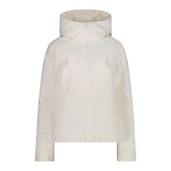 Damska kurtka z kapturem CMP. Białe kurtki CMP, bez wzorów, sportowe, z kapturem. Za 675.50 zł.