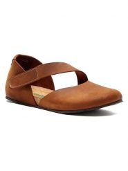 Comfortfusse Skórzane baleriny w kolorze brązowym rozmiar: 38. Brązowe baleriny Comfortfüße, bez wzorów, ze skóry, bez obcasa, bez zapięcia. Za 260.99 zł.