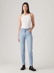Levi´s Dżinsy - Slim fit - w kolorze błękitnym rozmiar: W31/L32. Niebieskie jeansy l, z aplikacjami, klasyczne, z podwyższonym stanem. Za 225.05 zł.