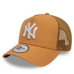 Czapka z daszkiem New Era. Brązowe czapki z daszkiem New Era, bez wzorów. Za 119.99 zł.