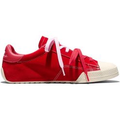 Buty sportowe Converse Chuck Taylor Lo. Czerwone buty treningowe Converse, bez wzorów, z materiału, bez zapięcia. Za 490.00 zł.