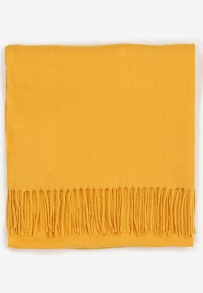 Żółty Szalik Inglidyr. Żółte szaliki i kominy Born2be, bez wzorów, eleganckie. Za 34.99 zł.