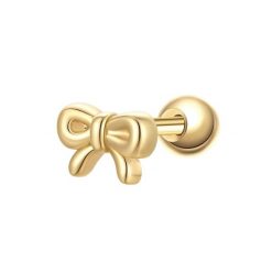 Glanzstücke München Piercing Schleife z srebra próby 925 w kolorze zlotym Kolczyki 1 ct Damski. Żółte kolczyki Glanzstücke München, pozłacane. Za 110.49 zł.