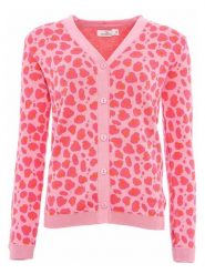 Zwillingsherz Kardigan w kolorze jasnoróżowym rozmiar: S/M. Różowe swetry Zwillingsherz, m, bez wzorów, z bawełny, bez ramiączek. Za 242.13 zł.