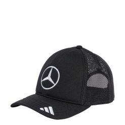Czapka Mercedes - AMG Petronas Formula One Team Snapback Star Trucker. Białe czapki z daszkiem adidas, bez wzorów, z elastanu, retro. Za 199.00 zł.