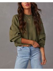 Milan Kiss Sweter w kolorze khaki rozmiar: L. Brązowe swetry Milan Kiss, l, bez wzorów, bez ramiączek. Za 152.99 zł.